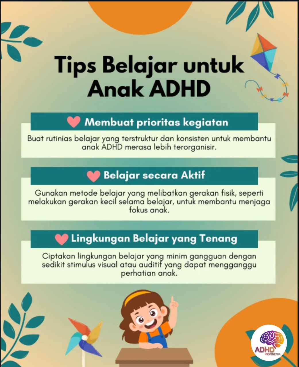 Strategi Belajar yang Cocok untuk Anak ADHD di Kabupaten Sumba Barat